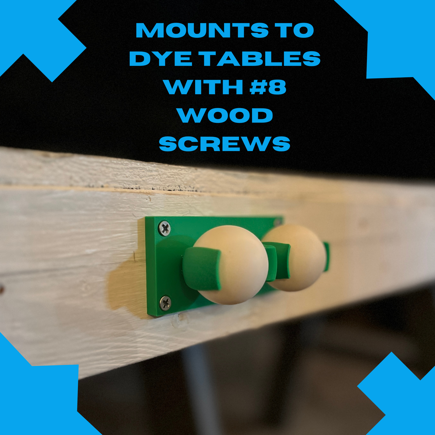 Pong Port - Ping Pong Ball Holder for Die & Beer Pong Tables