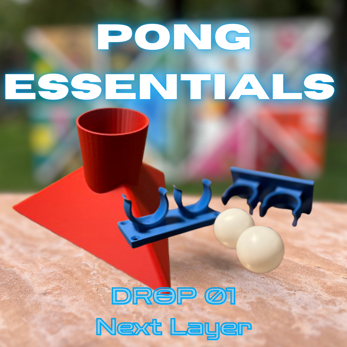 Pong Essentials Pack - 1 Rerack, 2 Pong Ports