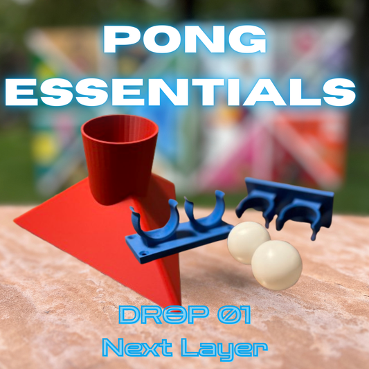 Pong Essentials Pack - 1 Rerack, 2 Pong Ports